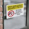 Signmission No Guns Allowed Beyond This Point OSHA Security Notice Sign, Vinyl Decal, 10in W x 7in L, 2PK OS-2PACK-SN-D-710-L-11611 - alternate 2